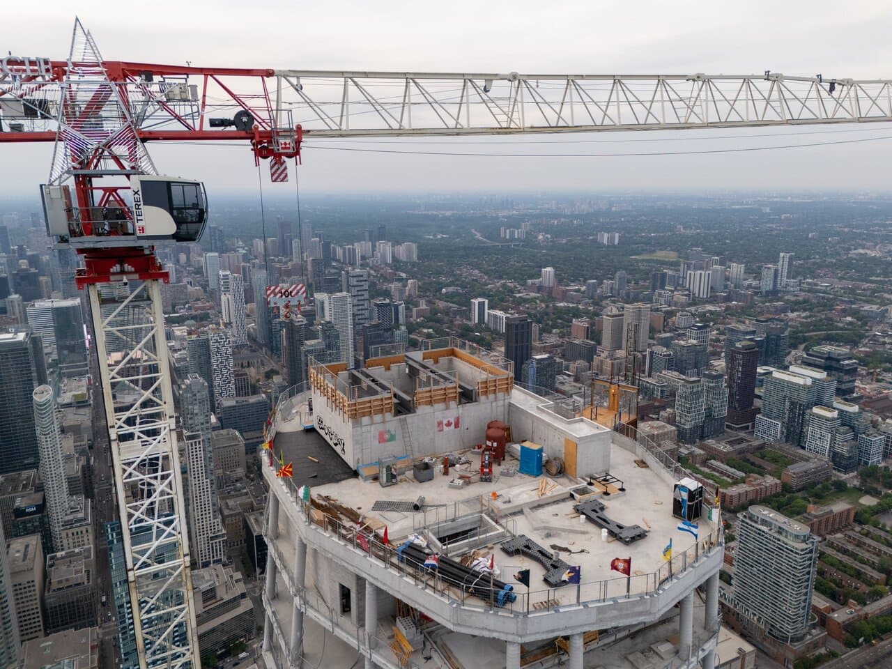 The Flags at the Top